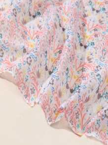 Khăn quàng in hoa - Nhiều màu - Xem 2