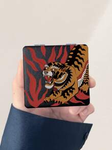 Magdalena Parfieniuk Espejo plegable con patrón de tigre - Multicolor - Ver 1