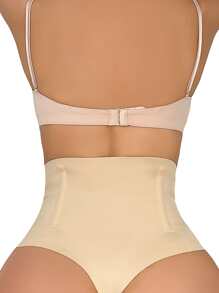 Hook And Eye Shapewear Panty - Apricot - View 2