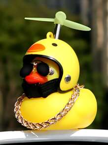 Duck Design Car Ornament, Rubber Duck - Multicolor - View 1