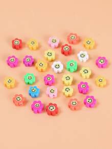 30 piezas Accesorio de joya DIY flor - Multicolor - Ver 1