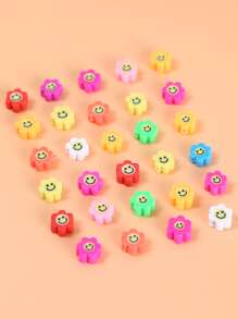 30 piezas Accesorio de joya DIY flor - Multicolor - Ver 3