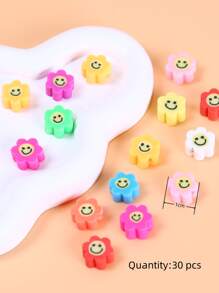 30 piezas Accesorio de joya DIY flor - Multicolor - Ver 4