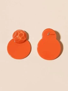 Hoa tai tròn - trái cam - Xem 2