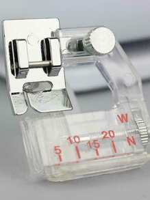 1pc ABS Alloy Sewing Machine Presser Foot, Minimalist Sewing Machine Presser Foot Retainer For Sewing - Clear - View 1