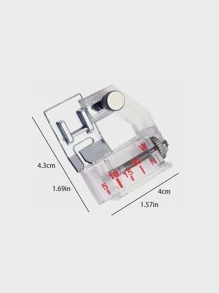 1pc ABS Alloy Sewing Machine Presser Foot, Minimalist Sewing Machine Presser Foot Retainer For Sewing - Clear - View 2