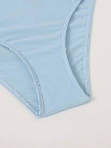 SHEIN 少女褶皱比基尼套装和罩衫上衣和裙子夏季海滩