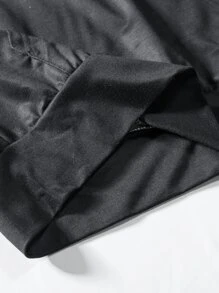 Manfinity LEGND 男士漸層袋鼠口袋抽繩連帽衫和運動褲 - 灰色 - 查看 5