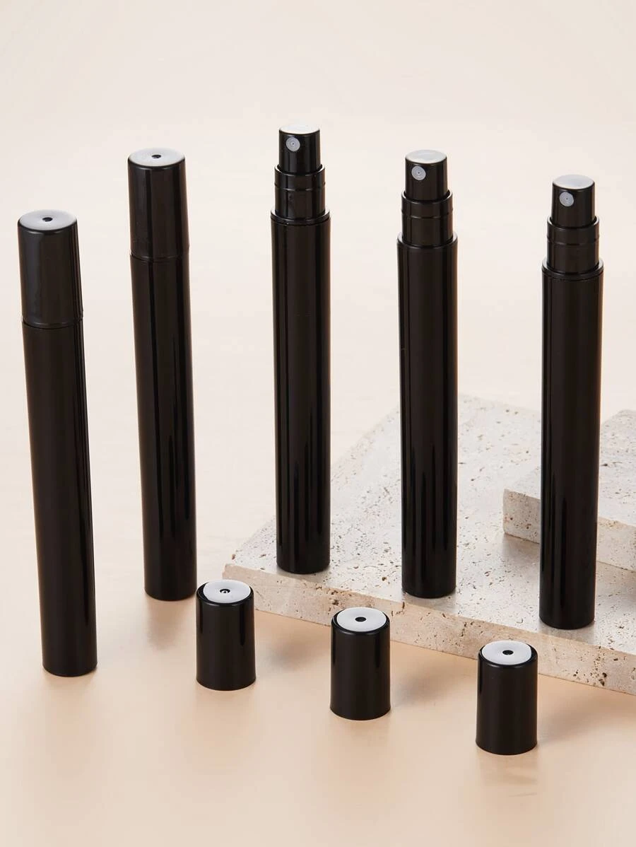 5 cái 5ML Trống Chai xịt , Có thể Nạp lại Bình xịt nước hoa Chai , Mini Bình Xịt , Túi nhỏ Chai nước hoa , Hương thơm Pump Loại vỏ , Có thể mang đi Trống Nước hoa Thùng đựng hàng Cho du lịch - màu đen - Xem 1