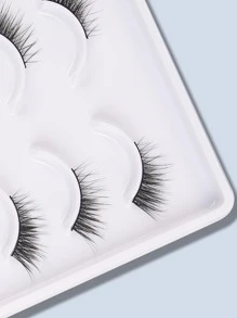 Himirell 10對貓眼半假睫毛，帶有延伸尾巴，能夠增大眼睛，適用於節日、度假和約會妝容