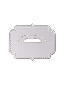 1入組碳鋼哈德菲爾德鋼創意幾何設計DIY蝕刻模板工藝模具適合家用