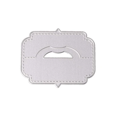 1入組碳鋼哈德菲爾德鋼創意幾何設計DIY蝕刻模板工藝模具適合家用