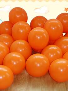 10 piezas Globo de decoración de celebración de fiesta látex naranja para fiesta - Naranja - Ver 2