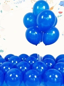 10 piezas Globo de decoración de celebración de fiesta látex para fiesta - Azul - Ver 2