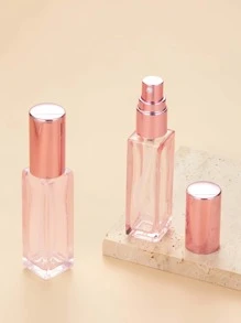 2pcs 10ML Empty Perfume Spray Bottle,Refillable Perfume Atomizer Bottle, Mini Spray Bottles, Small Pocket Perfume Bottle, Scent Pump Case, Portable Empty Perfume Container for Travel - Pink - View 1