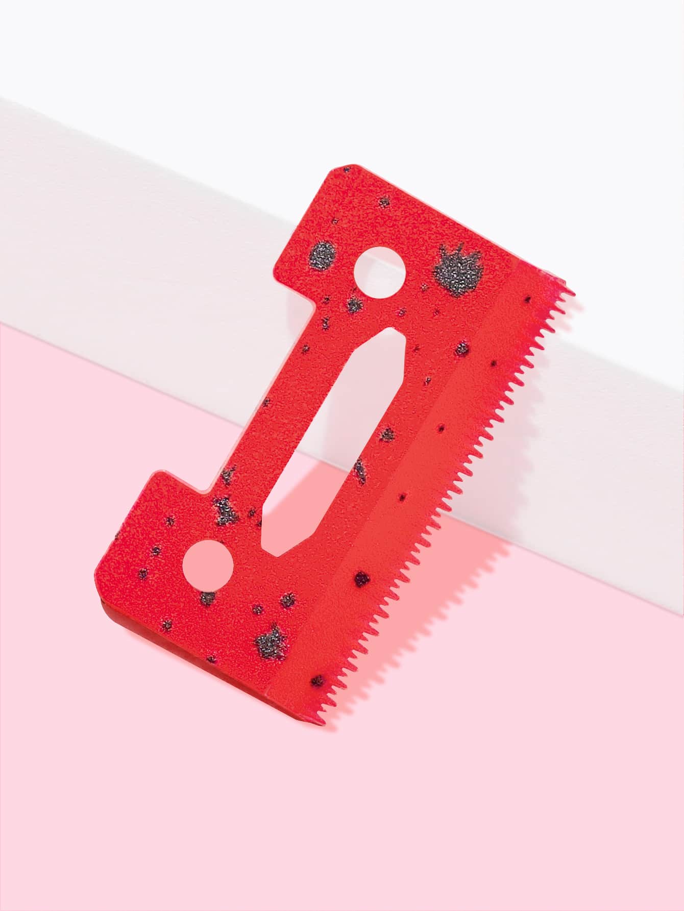 1 camouflage red electric push-cutting ceramic knife head hair knife head oil head push cutting knife and shear accessories suitable for Wall 8148 - Red - View 3