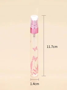 5 件 10ML 空蝴蝶图案香水喷雾瓶、可再填充香水雾化器瓶、迷你喷雾瓶、小型袖珍香水瓶、香氛泵盒、便携式空香水容器，适合旅行、客厅、卧室、浴室、家居装饰、旅行用品、婚礼、派对、生日、送给男士、妈妈、爸爸、朋友的礼物、新年、配饰、趣味礼物 - 粉色 - 查看 3