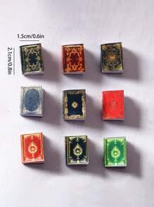 9 piezas Artesanía decorativa con diseño de libros, los mejores regalos - Multicolor - Ver 5