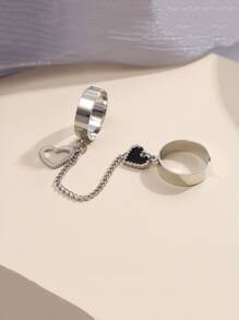 eTel LiKe Unisex Stylish Finger Ring Bracelet - Unique Hip-Hop Chain Hand Back Jewelry