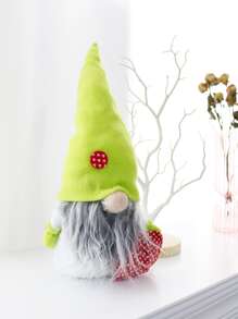 1入組滌綸侏儒裝飾品現代心形圖案侏儒家居裝飾品 - 彩色 - 查看 2