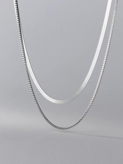 Minimalist Silver Necklace