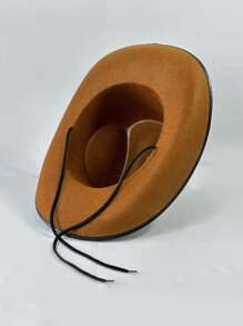 Contrast Trim Cowboy Hat - Multicolor - View 3