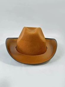 Contrast Trim Cowboy Hat - Multicolor - View 4