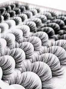 30 cặp lông mi giả siêu dài - màu đen - Xem 6