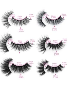 30 cặp lông mi giả siêu dài - màu đen - Xem 4