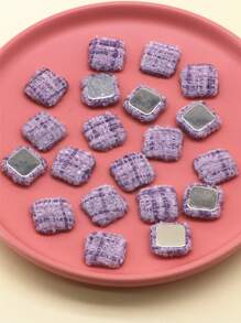 20 chiếc phụ kiện tóc hình vuông DIY - Nhiều màu - Xem 2