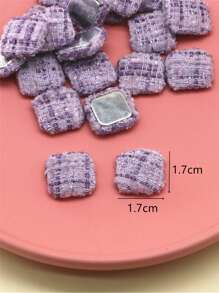 20 chiếc phụ kiện tóc hình vuông DIY - Nhiều màu - Xem 3