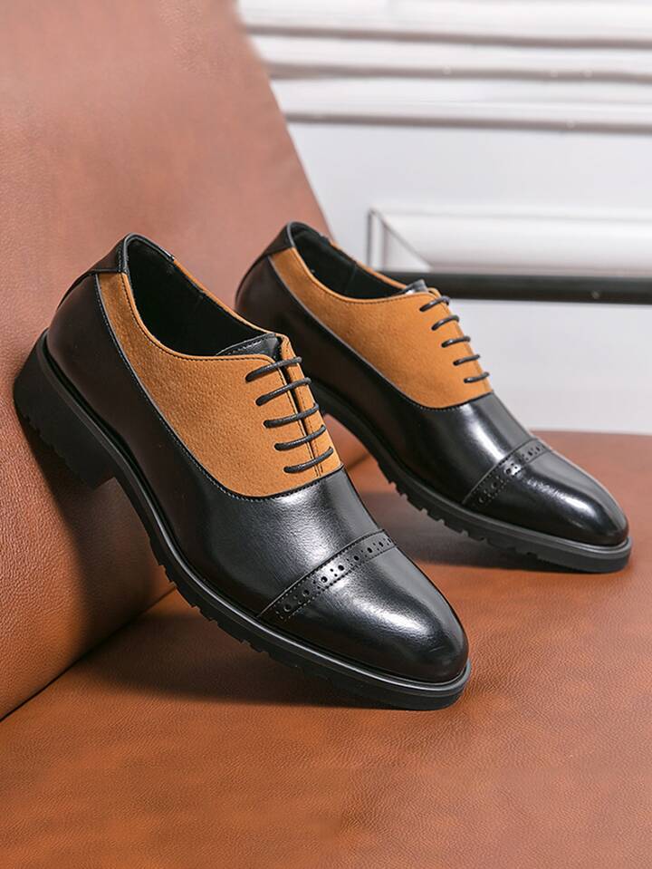 Desiree | Two-Tone Oxford Shoes