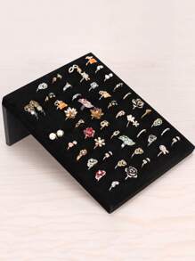 1入組素色首飾類架 - 黑色 - 查看 2