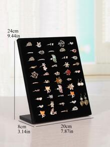 1入組素色首飾類架 - 黑色 - 查看 3