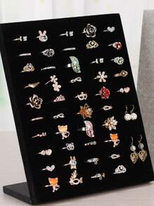 1入組素色首飾類架 - 黑色 - 查看 4