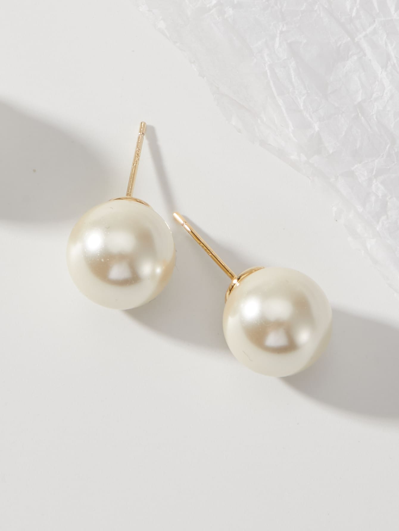 Faux Pearl Decor Earrings - Multicolor - View 1