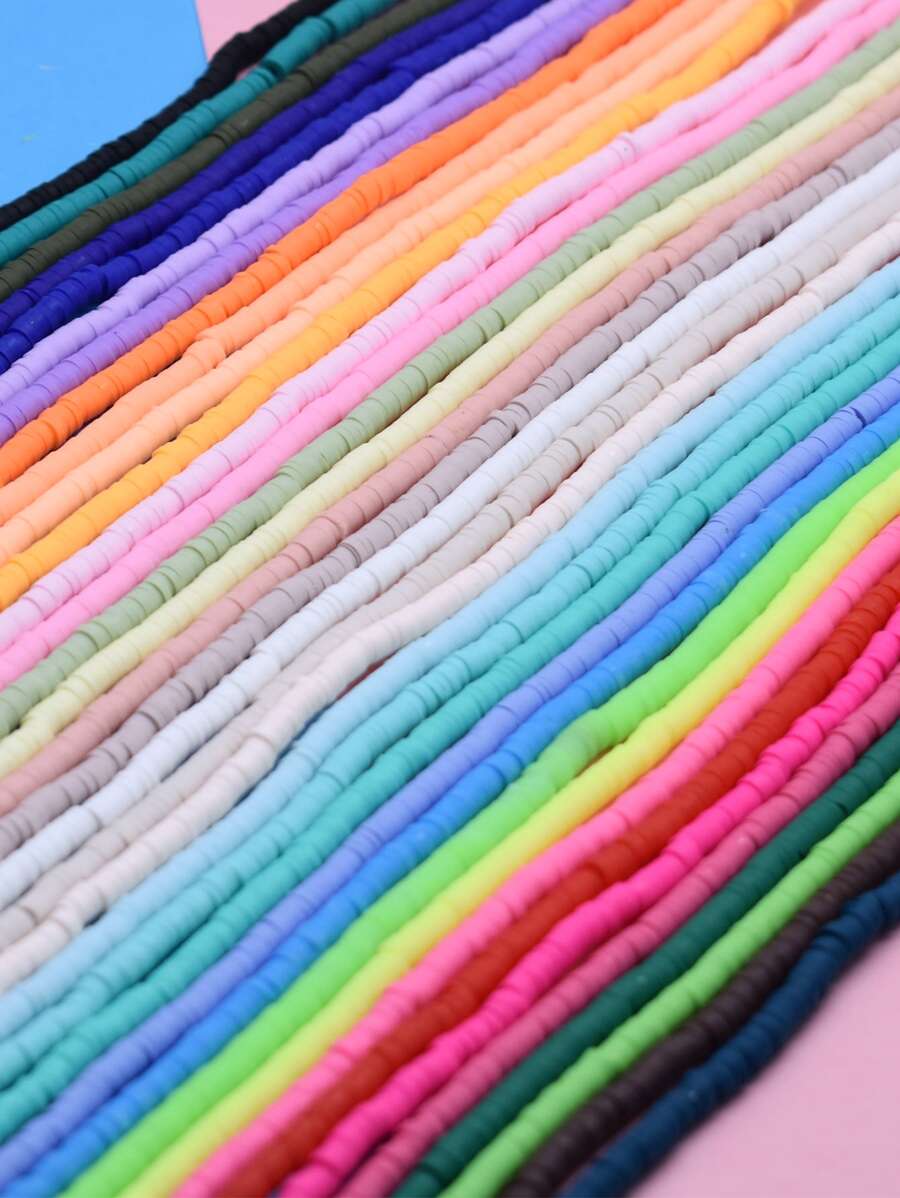 10串/套隨機軟黏土DIY珠子 - 彩色 - 查看 1