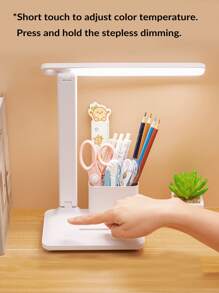 1 đèn nhựa để bàn, đèn đọc sách đa năng cho gia đình - Nhiều màu - Xem 2