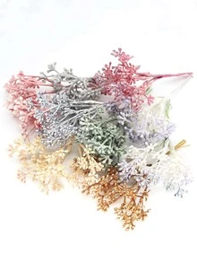 3pcs Plastic Artificial Plant, Modern Random Color Artificial Plant For Home - Multicolor - View 4