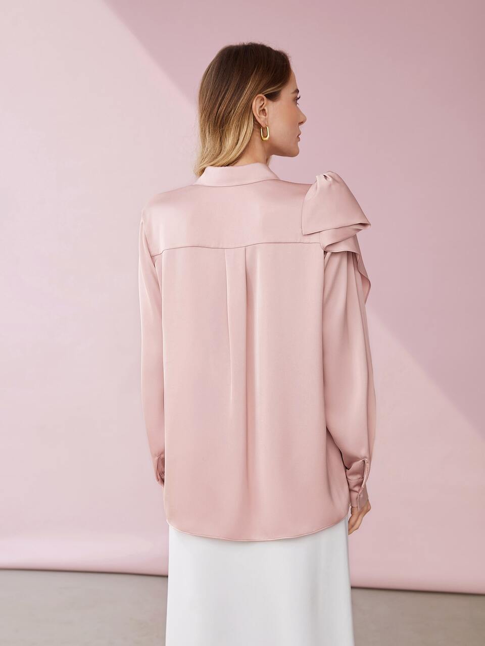 MOTF RUFFLE SLEEVE SHIRT