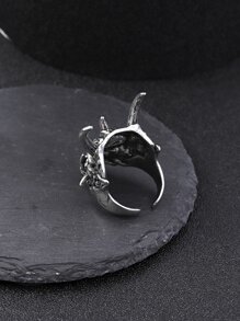 Những người đàn ông thời trang và phổ biến Trang trí quái vật Vòng hợp kim cho món quà trang sức và cho một vẻ ngoài sành điệu - Màu Bạc Cổ - Xem 4
