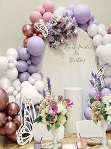 130 vòng hoa bóng bay cao su, Bộ vòm bóng bay màu hỗn hợp cho tiệc cưới - Nhiều màu - Xem 4