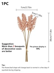 1pc Plastic Artificial Plant, Fake Plant For Home - Multicolor - View 4