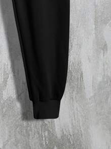 Manfinity Homme Men Slogan Graphic Tee & Drawstring Sweatpants - Multicolor - View 5