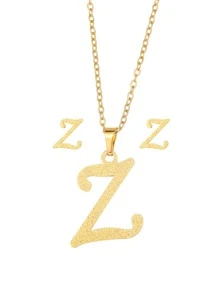 Bộ trang sức trang trí chữ cái 3 cái / bộ - Vàng - Xem 18