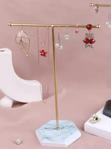 1 Đồ Trang Sức Hợp Kim Nhôm Giá Đựng Đồ, Cổ Điển Trang Sức Tháp Đứng Cho Gia Đình - Vàng - Xem 1