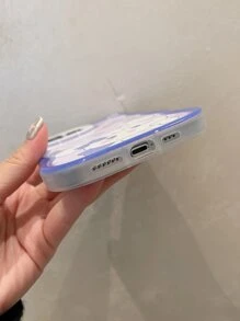 卡通兔子圖案手機殼 - 彩色 - 查看 4