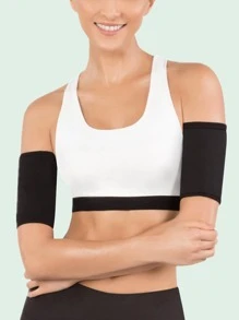 2 piezas de manguitos para brazos con protección solar anti-UV - Negro - Ver 3