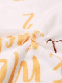 Newborn Baby Boy Photography Cartoon Graphic Blanket With 2pcs Accessory - White - View 8