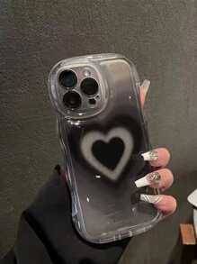 Heart Pattern Phone Case - Multicolor - View 1